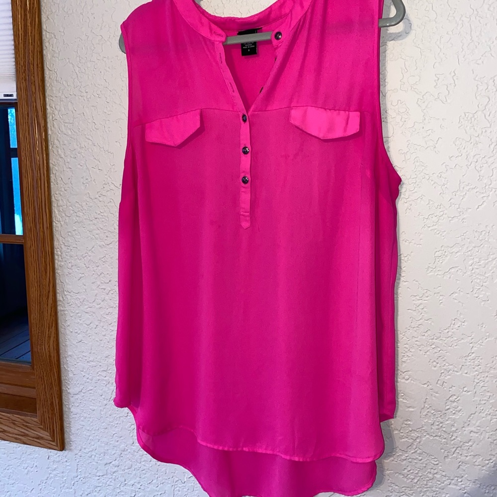 Torrid size 2 tank top - NEON PINK